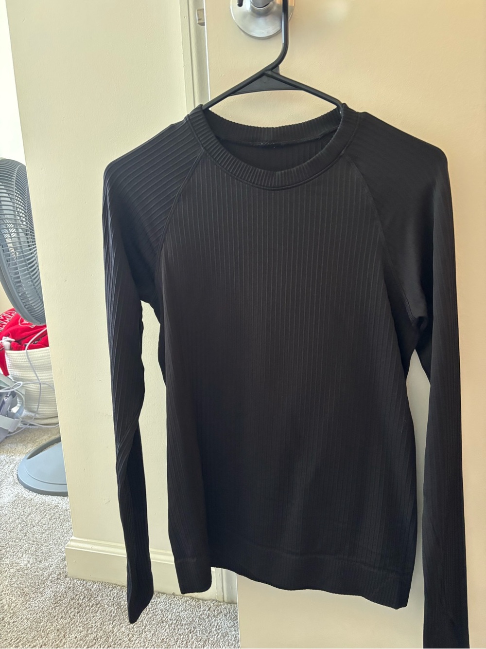 Lululemon Black Ribbed Long Sleeve